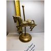 Image 4 : 414.  BRASS CAROUSEL HORSE ORNAMENT