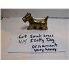 Image 1 : 415.  SMALL BRASS SCOTTY DOG ORNAMENT