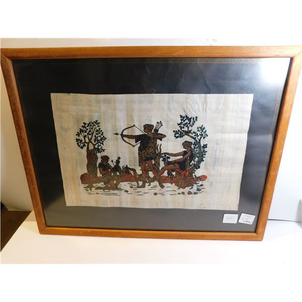 441.  FRAMED PAPYRUS ART “CLASSICAL STYLE”