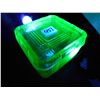 Image 2 : 451.  URANIUM GLASS REFRIGERATOR DISH, BEAUTIFUL GLOW