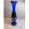 Image 1 : 460.  BLUE AND GOLD VASE