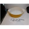 Image 1 : 466.  PYREX 1 PINT YELLOW ORANGE BAKING DISH
