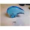 Image 1 : 474.  BLUE ART GLASS POLAR BEAR