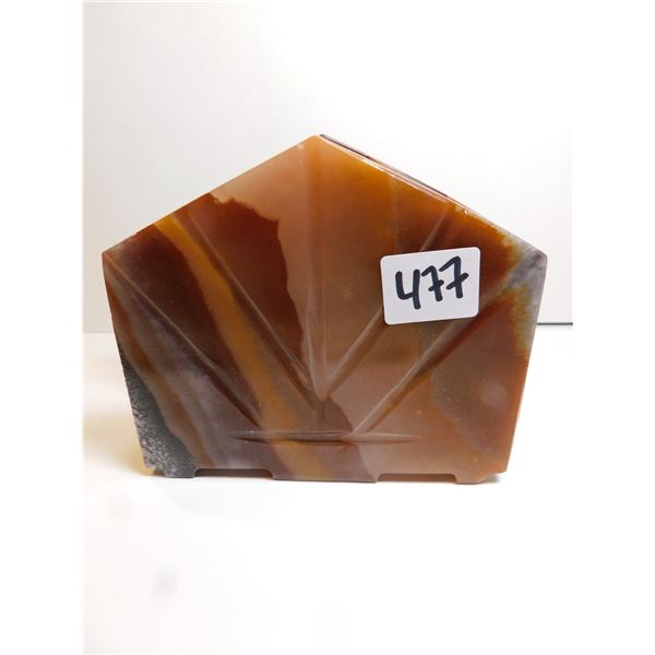 477.  ONYX NAPKIN HOLDER BROWN