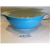 Image 1 : 493.  444, 4 QT, PYREX BLUE CINDERELLA MIXING BOWL