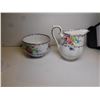 Image 1 : 505.  ROYAL ALBERT, PETIT POINT, CREAM AND SUGAR SET