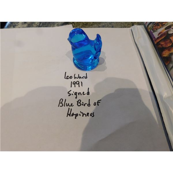 507.  LEO WARD 1991 SIGNED BLUEBIRD OF HAPPINESS