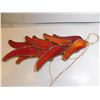 Image 2 : 514.  HANGING PEPPERS STAIN GLASS WALL HANGING