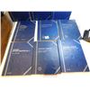 Image 3 : 521.  BLUE COIN FOLDERS, EMPTY, GOOD CONDITION