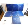 Image 1 : 522.  BLUE COIN FOLDERS, EMPTY, GOOD CONDITION