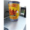 Image 3 : 540.  OLD CLONY MAPLE SYRUP 136 OZ TIN