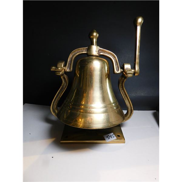 545.  LARGE BRASS BELL
