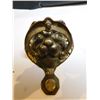 Image 2 : 546.  ANTIQUE LION HEAD DOOR KNOCKER, BRASS