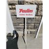 Image 2 : 549.  PAULINS METAL CANDY SIGN, TWO SIDES