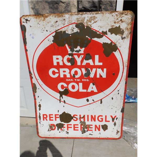 550.  LARGE ROYAL CROWN COLA SIGN