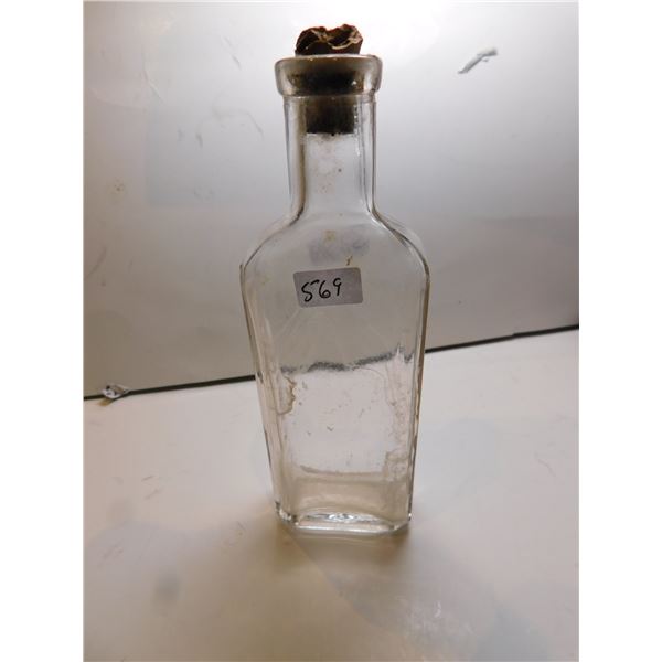 569.  VINTAGE PINEX COUGH SYRUP BOTTLE CORK TOP