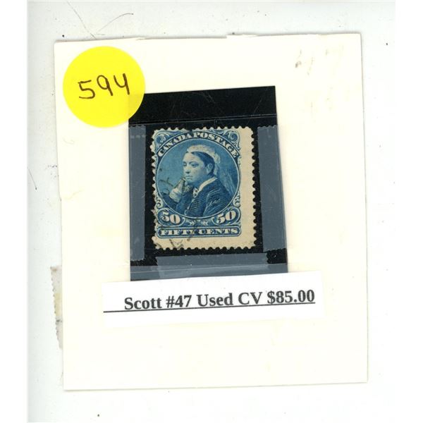 Scott #47 Used CV $85.00