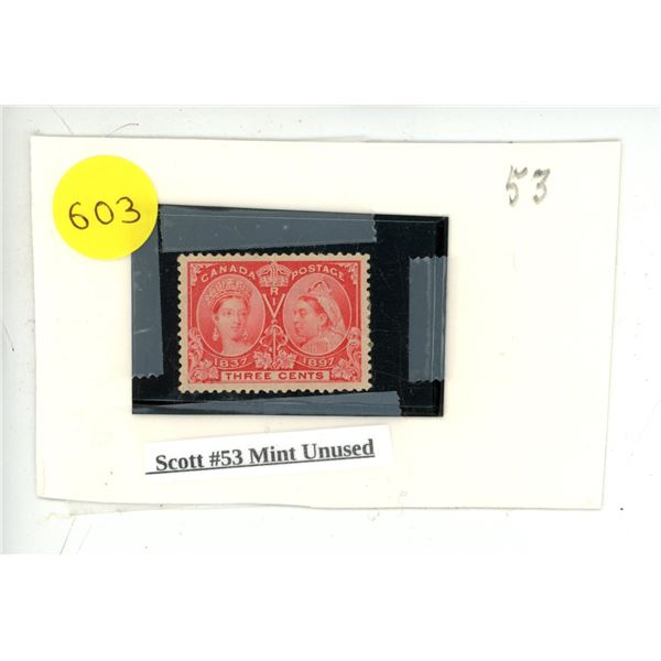 Scott #53 Mint Unused.