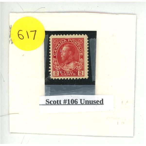 Scott #106 Unused.