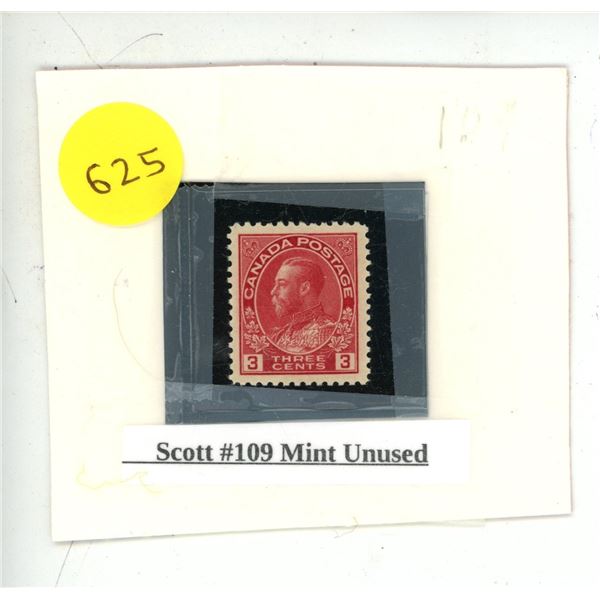Scott #109 Mint Unused.
