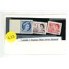 Image 1 : Canada 3 Stamps Mint Never Hinged.