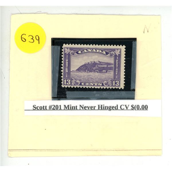 Scott #201 Mint Never Hinged CV $(0.00