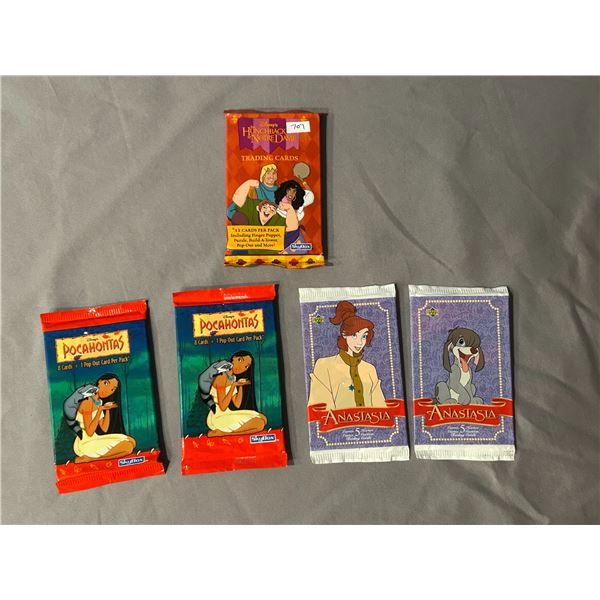 Comic Cards - 5 Unopened Packs