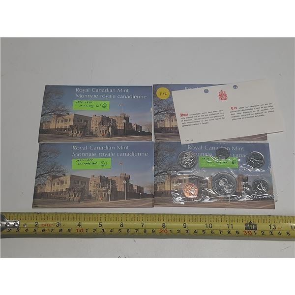 Lot of 4 Canadian 1974 Proof Like sets. All are in original packaging with COA.