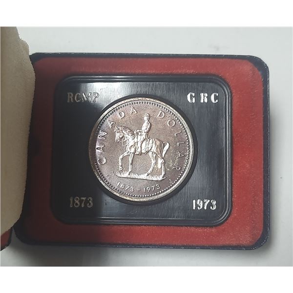 1973 Specimen PEI Nickel Dollar. Commemorates the 100th Anniversary of PEI joining Canada. Housed in