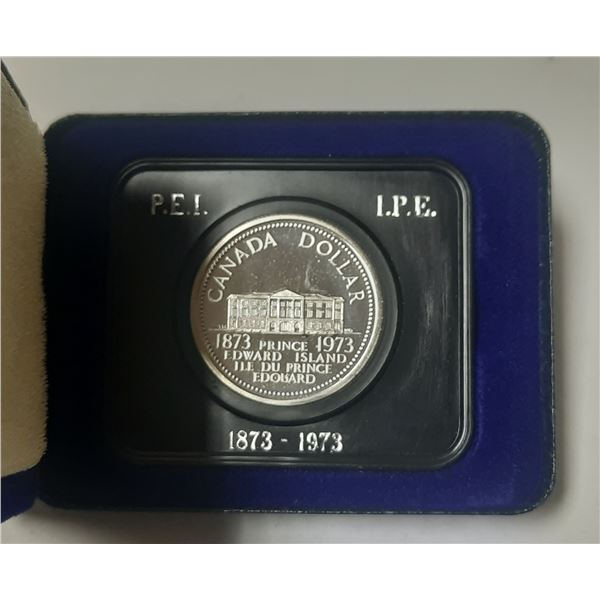 1973 Specimen RCMP Silver Dollar. Commemorates the 100th Anniversary of the founding of the RCMP. Be