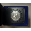 Image 2 : 1975 Specimen Nickel Dollar. Housed in its original blue case.