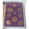 Image 2 : Great Britain. 1970 Last Coinage of Pre-Decimal Coinage from half penny to half crown. Proof. Housed