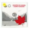 Image 1 : 2017 The Spirit of Canada $3. 99.99% pure Silver. Housed in its original unopened RCM folder.