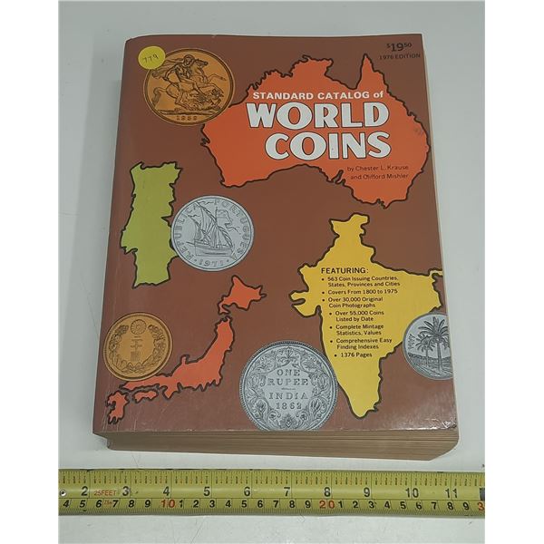 Standard Catalog of World Coins by Chester Krause & Clifford Mishler. 1976 Edition. 1376 pages. Used