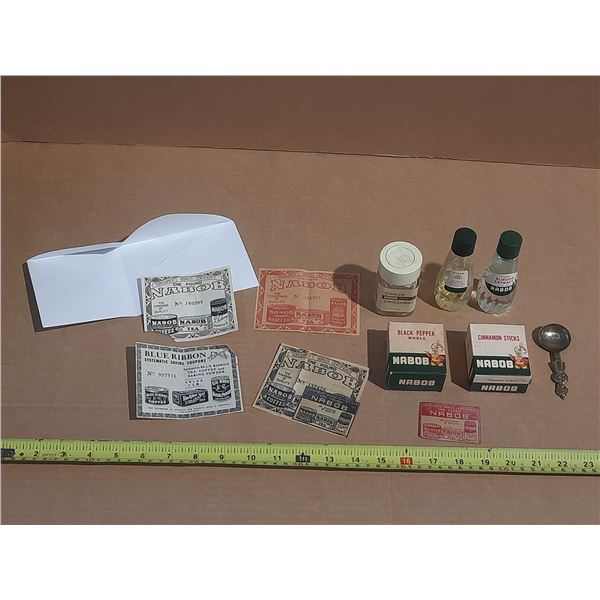 12 Pieces Vintage "Nabob" Items