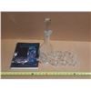 Image 1 : Cornflower Decanter set with 6 Cups and Book