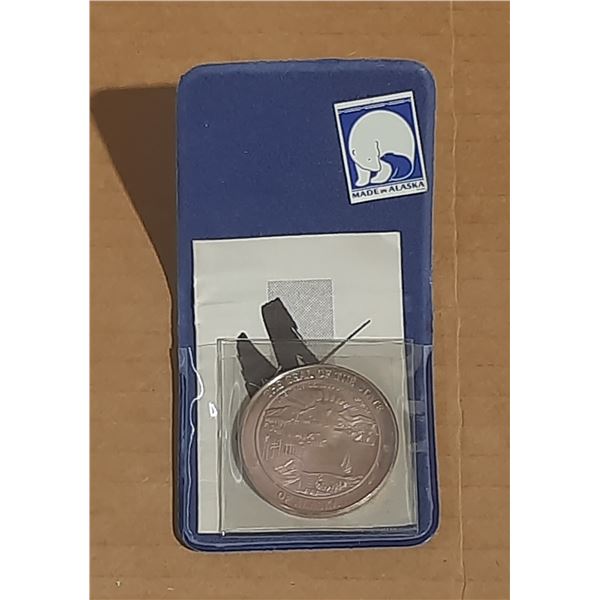 1 Troy Oz. 999 Fine Silver Coin Alaska