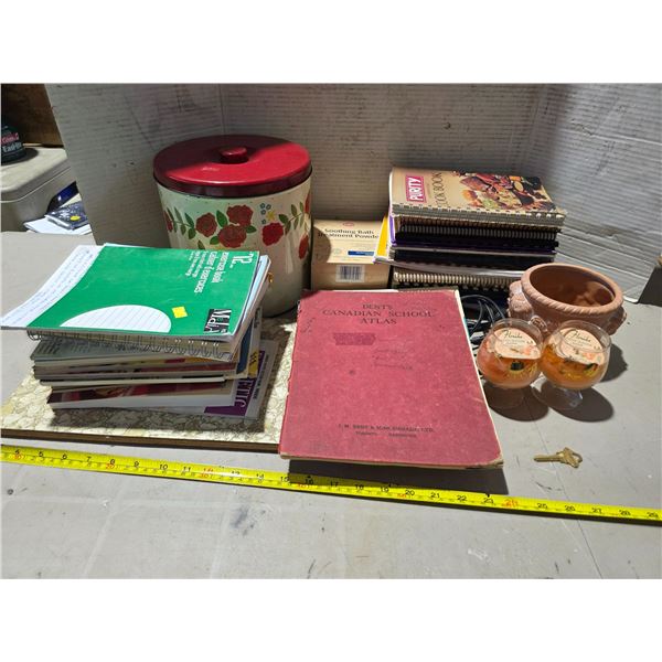 Lot of misc items- candles