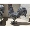 Image 3 : 3 rooster garden decorations- 12"H