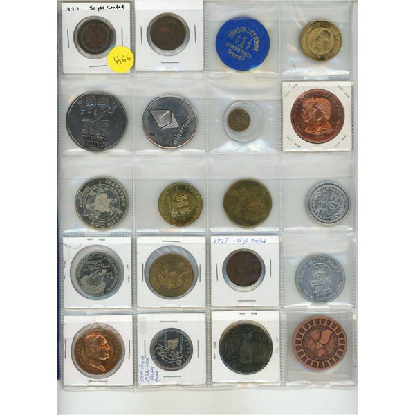 Sheet of Tokens. (Total 20 Coins)