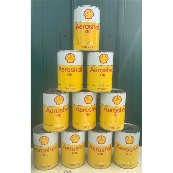 Ten Aeroshell 100. Full litres
