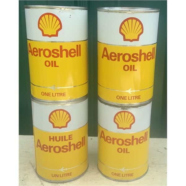 Four Aeroshell 100. Full litres