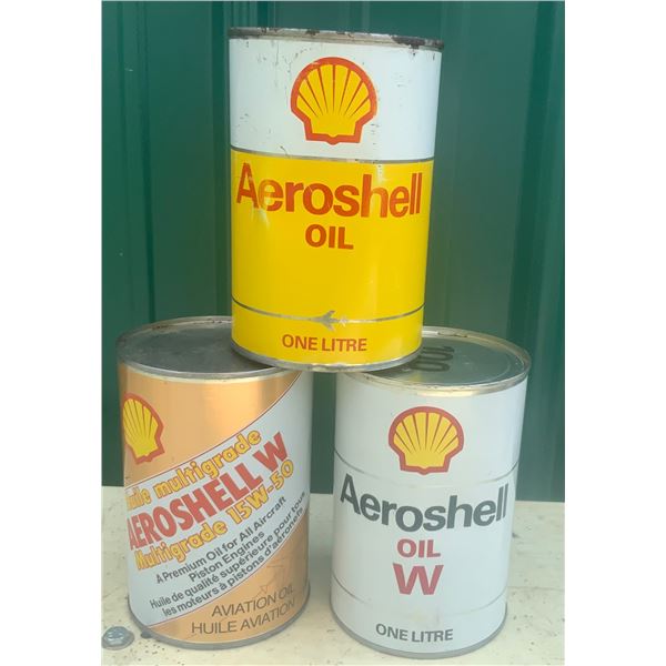 Three Aeroshell litres