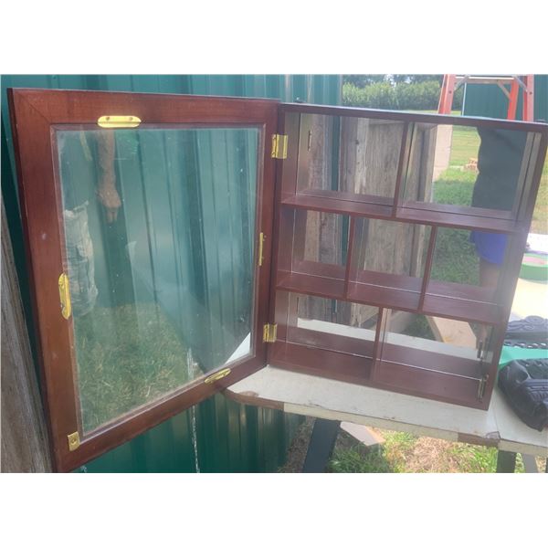 Mirrored Display Case 14x16”