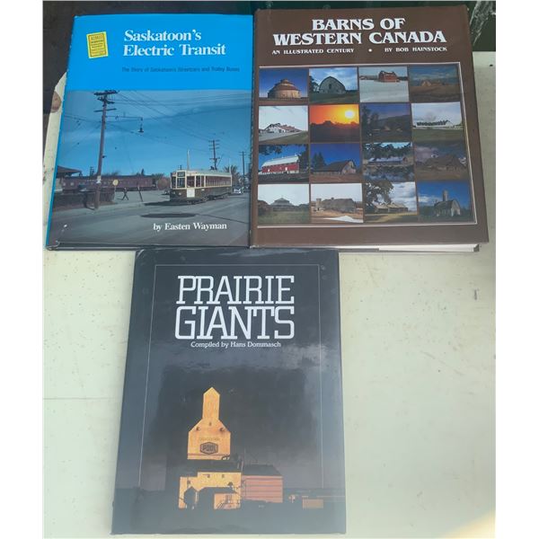 Three Books. Barns/Elevator/Transit