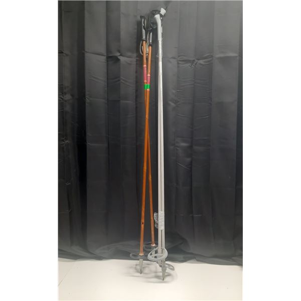 (2) Pair of Ski Poles. (Height 52")