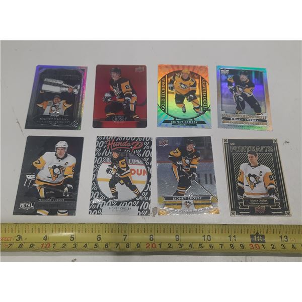 Upper Deck - (8) Sidney Crosby Hockey Cards.