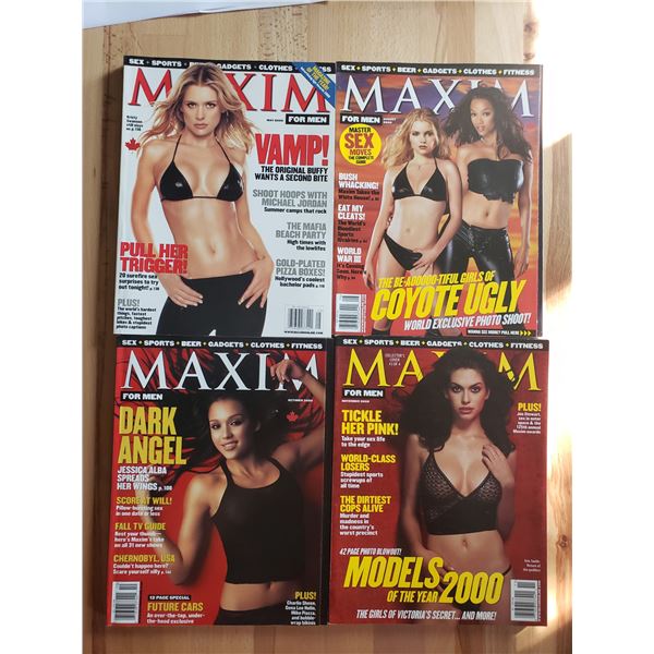 (4) Maxim Adult Magazines