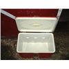 Image 2 : Red Coleman Cooler  Small Dent on Lid    Hard to See but there