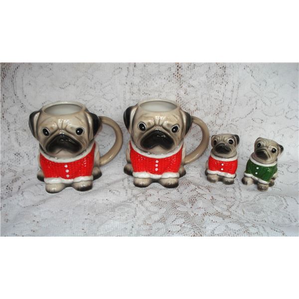 Pug Mugs and Salt and Pepper